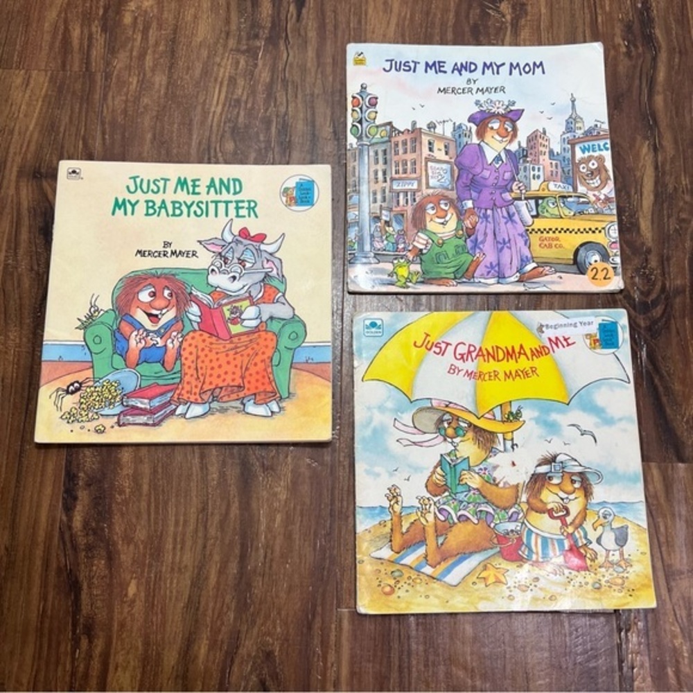 3 vintage “just me and” kids books